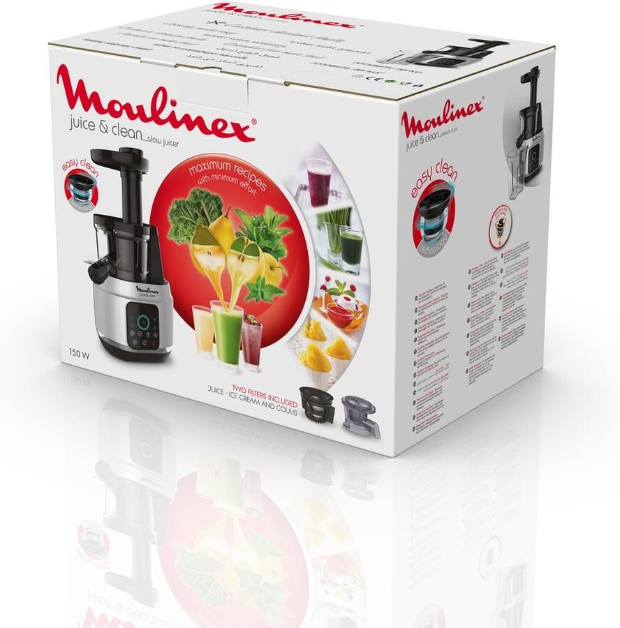 Moulinex ZU420E10 Juice & Clean sapcentrifuge Easy Clean-technologie Koud persen Instelbaar vruchtvlees - Foto 2