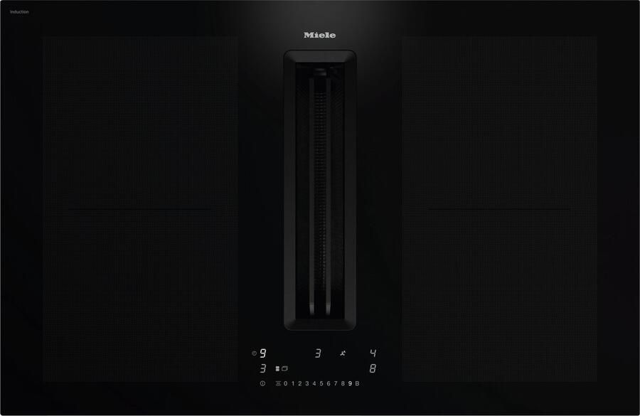 Moulinex KMDA 7676 FL-U BlackPerfection Zwart Ingebouwd 80 cm Inductiekookplaat zones 4 zone(s) Inbouw afzuigkap
