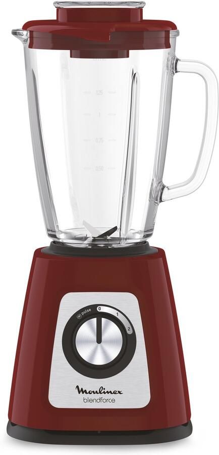 Moulinex LM430 Blender 1 75 Liter 800 W Rood