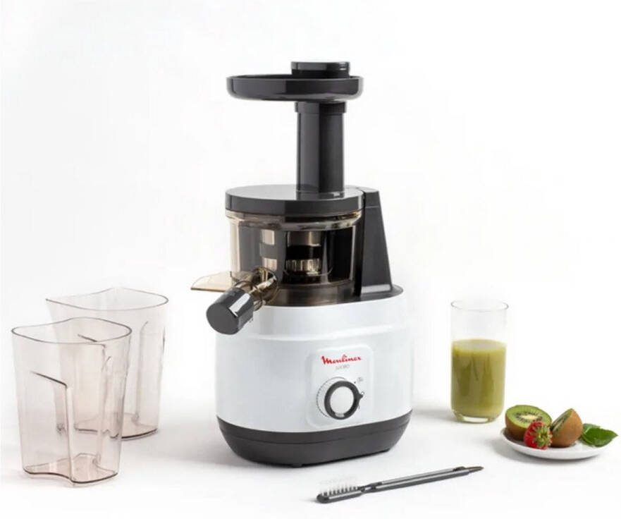 Moulinex ZU150110 citruspers sapmaker Slowjuicer 150 W Zwart Wit
