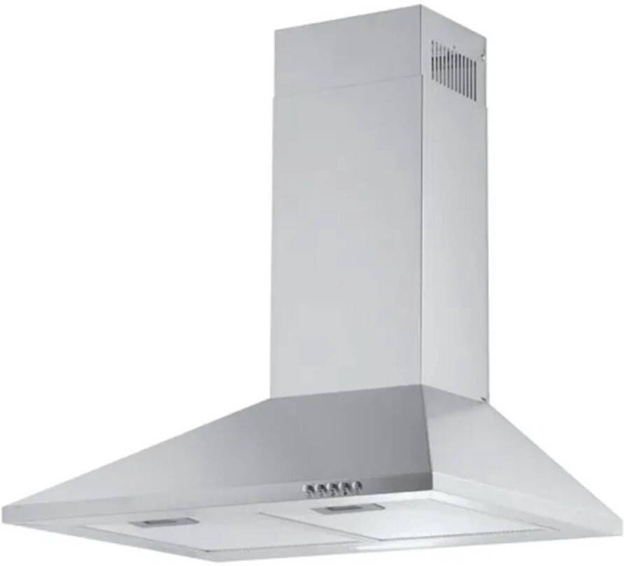 MPM Wandschouw Afzuigkap RVS – 60 cm – 3 Standen – LED-verlichting – Aluminium filter – 348 m³ u – Zilver