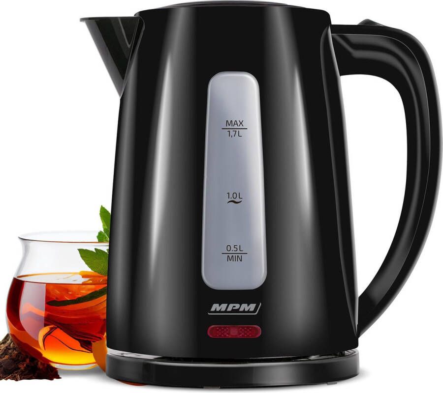 MPM Waterkoker 360 graden Draaibare Voet en Comfortabel Handvat inclusief Vervangbare Filter en Status Indiciatielampje - Foto 2