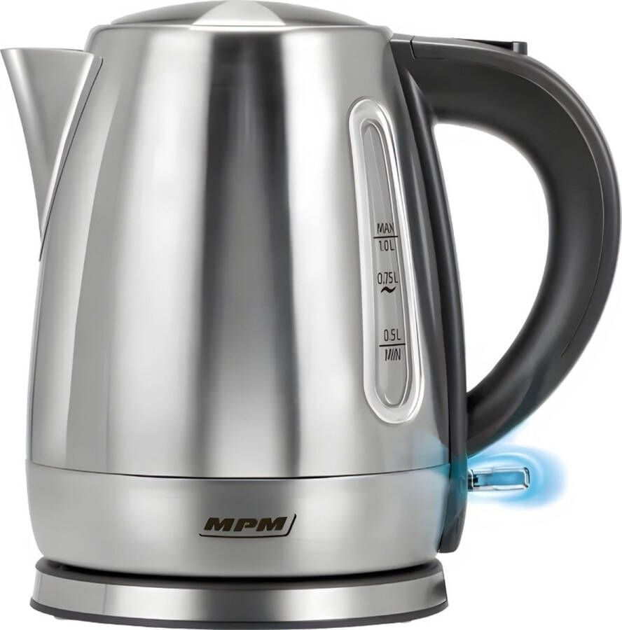 MPM RVS Waterkoker 1630W 1 Liter Ingebouwde Waterfilter