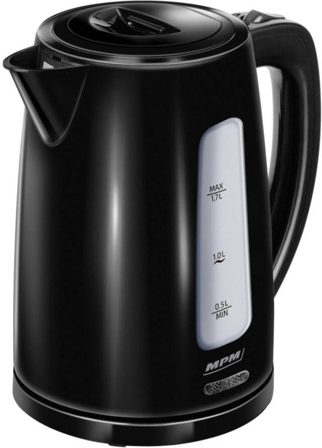 MPM Waterkoker 360 graden Draaibare Voet en Comfortabel Handvat inclusief Vervangbare Filter en Status Indiciatielampje