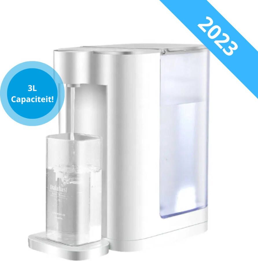 MrGoods Heetwaterdispenser In 3 Seconden Opgewarmd Instant Waterkoker 3L Capaciteit Warm Waterdispenser Grijs