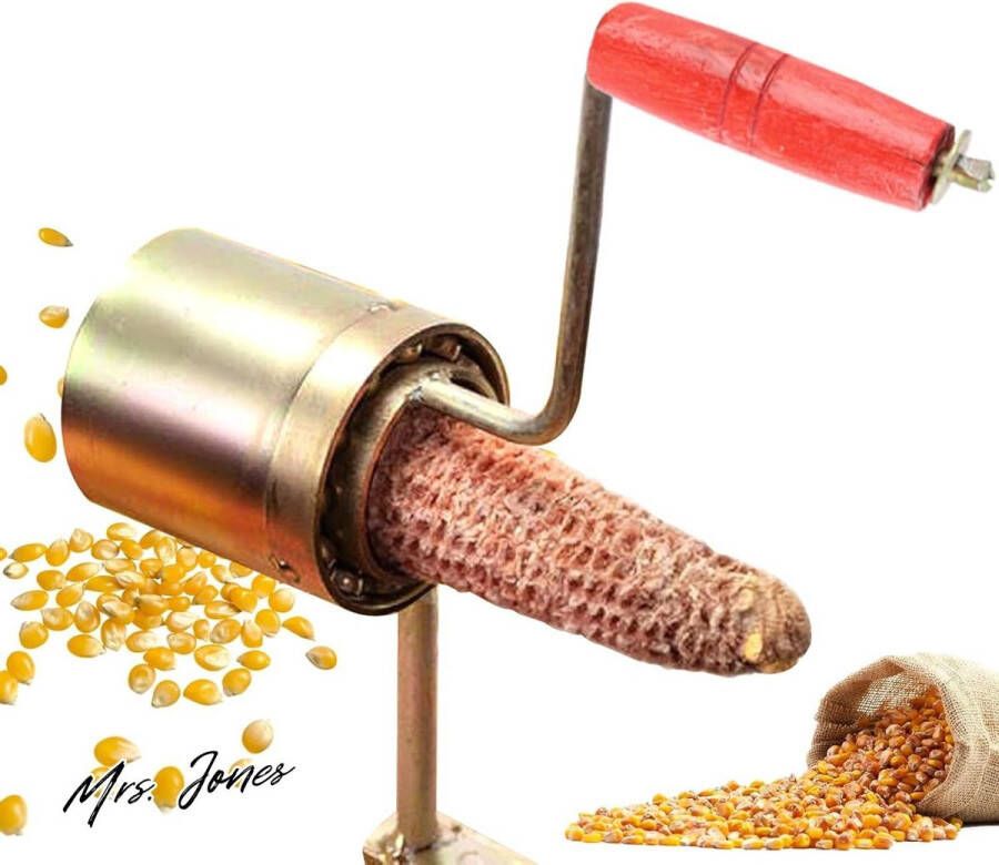 Mrs. Jones Maïsschiller Handslinger Maïsdorser Bevestigd Op Een Houten Plank Quick Corn Cob Stripper Tool Voor Boerderijen En Gezinnen