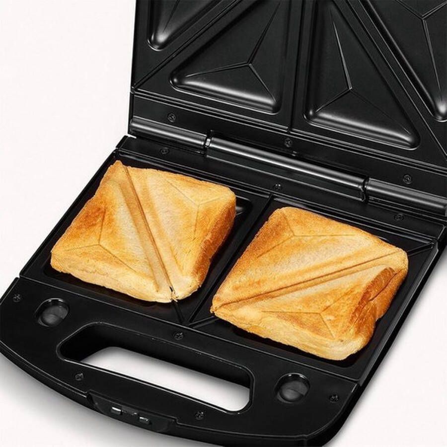 Mrs. Jones Wafelijzer met Verwisselbare Platen Contact Grill Tosti Apparaat