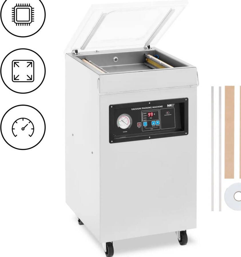 MSW Vacumeerapparaat voor levensmiddelen 900 B 40 cm roestvrij staal