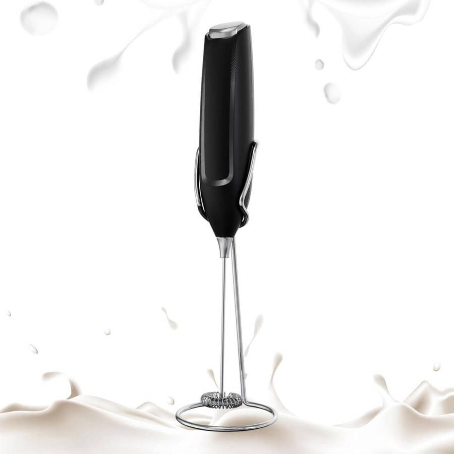 Muchen Melkopschuimer Elektrisch Met beugel Melkopschuimer Handmatig Melkschuimer voor koffie latte macchiato cappuccino en matcha - Foto 3