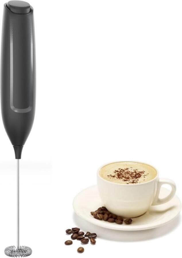 Muchen Melkopschuimer Elektrisch Met beugel Melkopschuimer Handmatig Melkschuimer voor koffie latte macchiato cappuccino en matcha - Foto 2