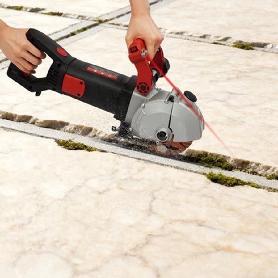 Muur Groefmachine Automatisch 4800 W Vermogen 220 V Elektrisch Rood Beton En Baksteen Snijmachine