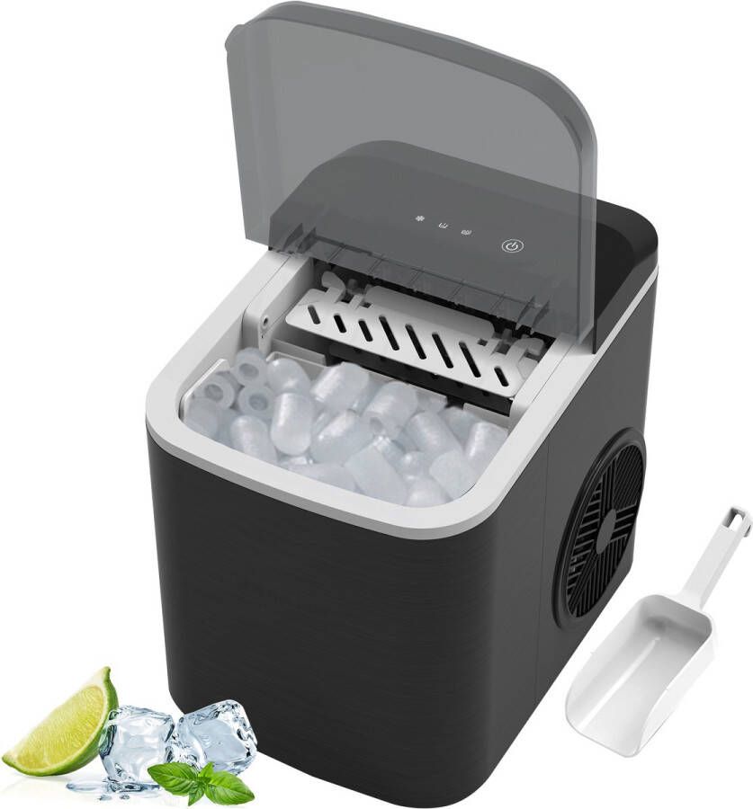 My Green Deal – IJsblokjesmachine 9 IJsblokjes per 6 Minuten 1.4L Waterreservoir Compacte Ice Maker Zonder Vriezer Stil & Snel IJsblokjesmaker