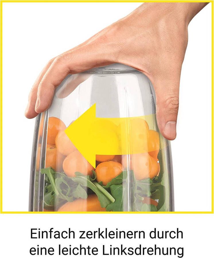 N8WERK Nutrition Mixer in de Midnight Edition blender voor smoothies en cocktails ice crush functie roestvrijstalen messen 700 ml en 350 ml mengcontainer met to-go deksel 800 watt zwart