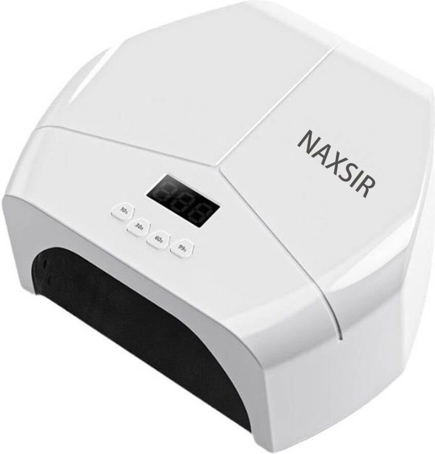 NAXSIR LED Nagellamp • Professionele UV LED Oven • 57 LED's + Metaal Bodemplaat • 4 Tijdsinstellingen (10S 30S 60S 99S) • Snel Droog Voor Gel & Acryl