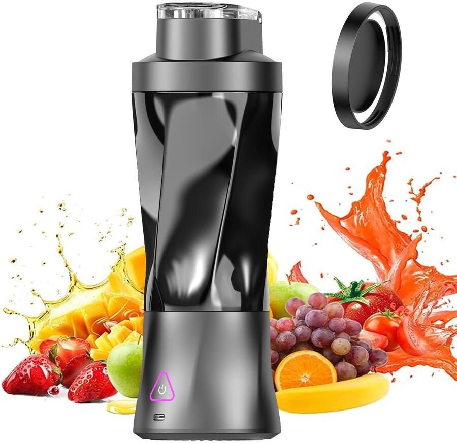 NAXSIR Sapcentrifuge- sapcentrifuges groenten en fruit- Power Blender 700 ml 6 Messen 360W-Premium Tritan blendbekers USB Oplaadbaar Voor Smoothies En Sappen