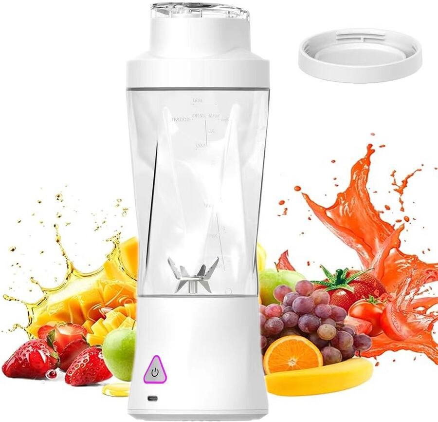 NAXSIR Sapcentrifuge- sapcentrifuges groenten en fruit- Power Blender 700 ml 6 Messen 360W-Premium Tritan blendbekers USB Oplaadbaar Voor Smoothies En Sappen