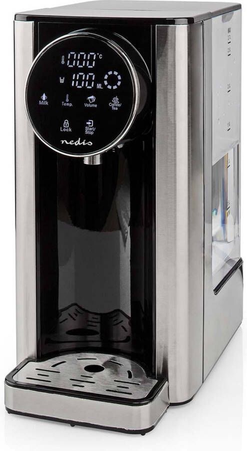 Nedis Heet Water Dispenser 2600 W 2 7 l Aluminium Zwart