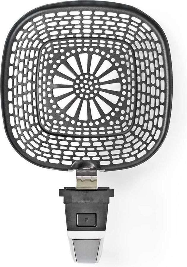 Nedis Grillpan voor Heteluchtfriteuse Anti-aanbak laag Vaatwasserbestendig Metaal Grijs