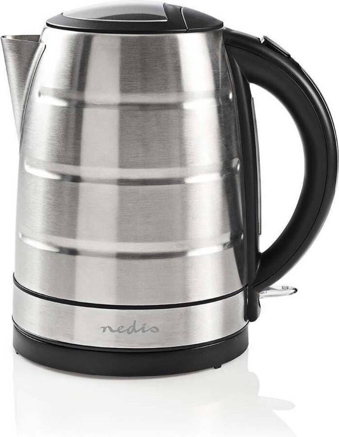 Nedis retro industrieel design RVS waterkoker 1.7L 2200 watt