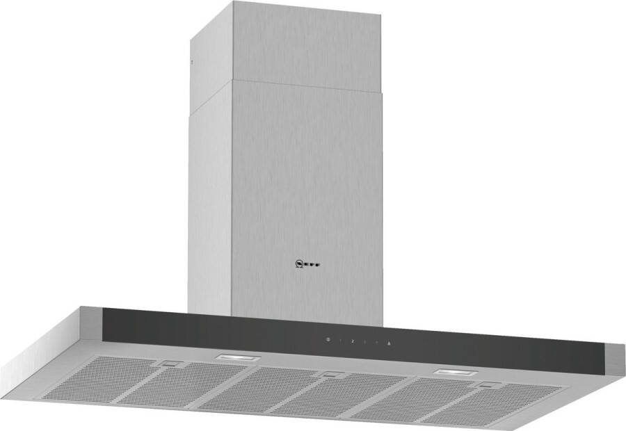 Neff D95BHM4N0 Wand decoratieve kap 739 m³ h max 65 dB max L90cm Roestvrij staal