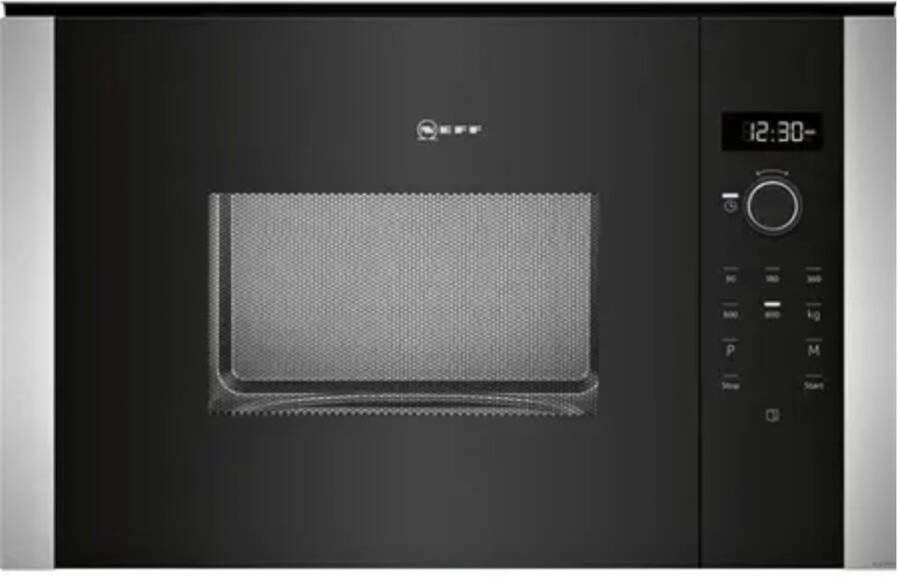 Neff Inbouwmagnetron N50 HLAWD23N1F Roestvrij staal 20 L 38 2 x 59 4 x 31 7 cm