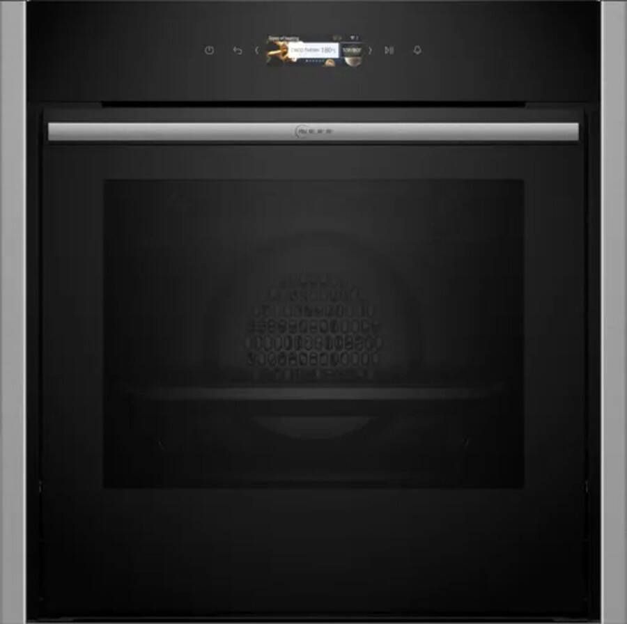 Neff geïntegreerde multifunctionele oven 71l 60cm met zwarte hydrolyse B54CR31N0