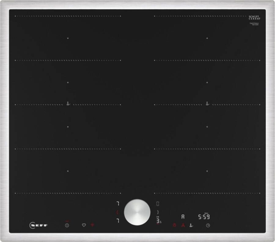 Neff N 90 Zwart Ingebouwd 60 cm Inductiekookplaat zones 4 zone(s)