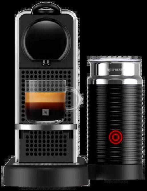 Nespresso CitiZ Platinum & Milk C Machine met cups – Roestvrij staal