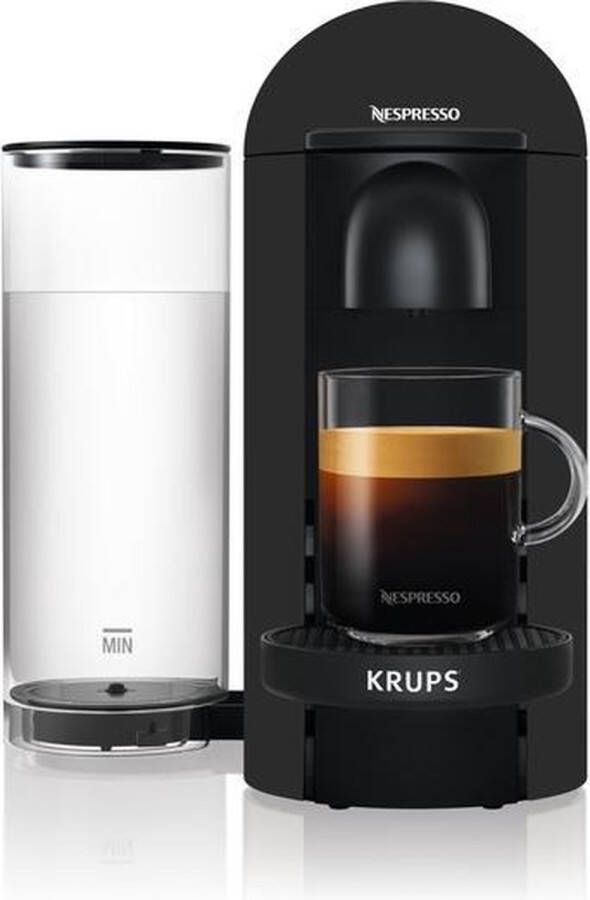 Krups Nespresso Vertuo + YY3922FD koffiezetapparaat Vrijstaand Combinatiekoffiemachine Zwart 1 8 l