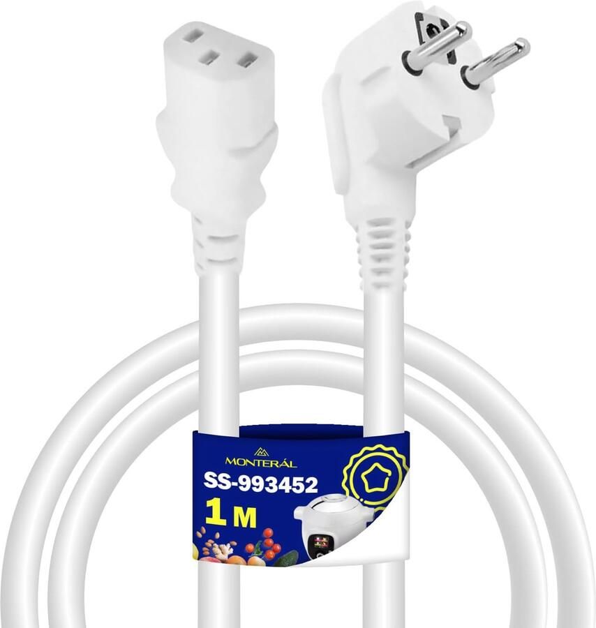 Netsnoer 1 m voor multicooker originele code SS-993452 geschikt voor verschillende merken ServiceTopper