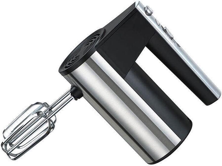 Nexser Hand Mixer 200W 7-Snelheden – RVS Behuizing – Multifunctioneel voor Kloppen Mixen en Kneden – Thuis en Horeca