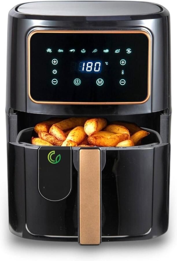 Dyna Airfryer XXL Mini-oven Heteluchtfriteuse Zwart 36cm x 40cm x 36cm