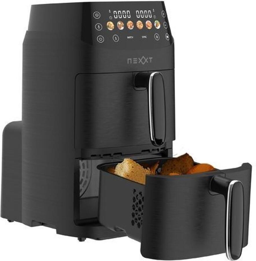 Nexxt Double Stack Airfryer 2 5L + 2 5L