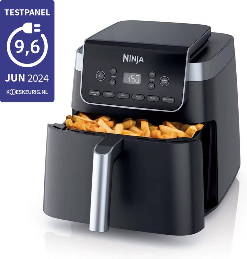 Ninja Airfryer XXL Max Pro 6.2 liter 6 Kookprogramma&apos;s in Hoogte Verstelbare Plaat 2024 Model AF180EU - Foto 3