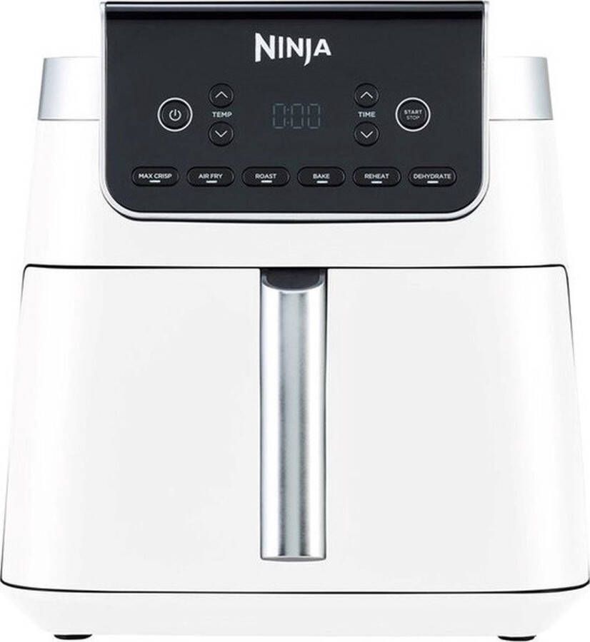 Ninja Airfryer XXL Max Pro 6.2 liter 6 Kookprogramma's in Hoogte Verstelbare Plaat 2024 Model AF180EUWH Wit