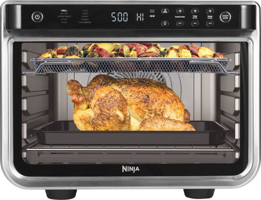 Ninja Foodi 10-in-1 Vrijstaande Elektrische Oven AirFryer Bakken Grillen en meer 29 Liter 2400 Watt DT200EU