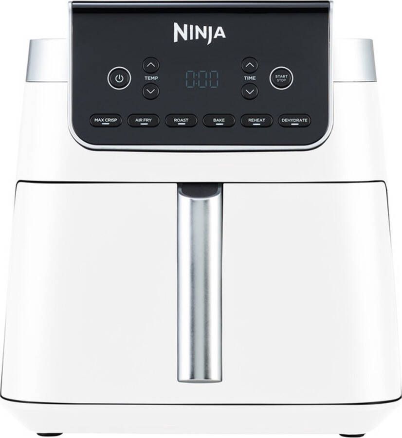 Ninja Airfryer XXL Max Pro 6.2 liter 6 Kookprogramma's in Hoogte Verstelbare Plaat 2024 Model AF180EUWH Wit