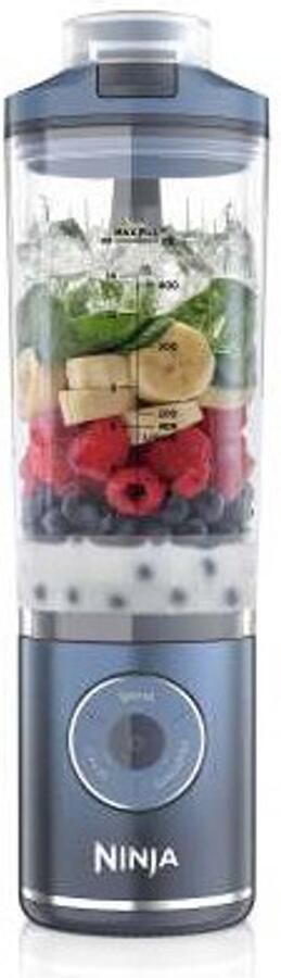 Ninja BC251EUNV blender 0 57 l Draagbare blender Blauw Transparant