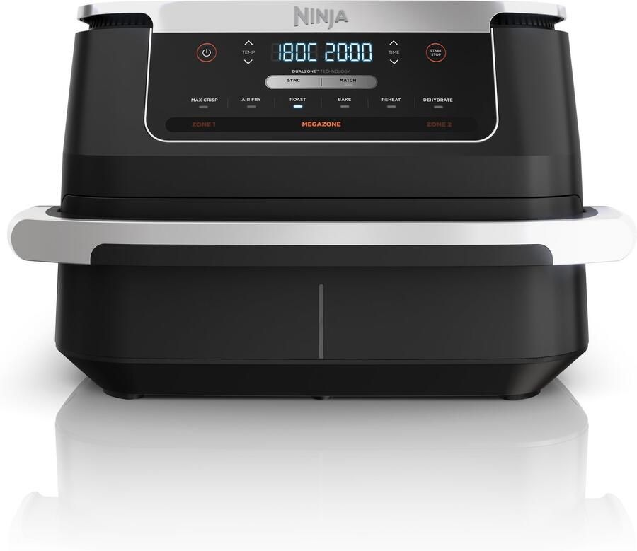 Ninja Foodi FlexDrawer Heteluchtfriteuse 10 4L 2470W Zwart Zilver