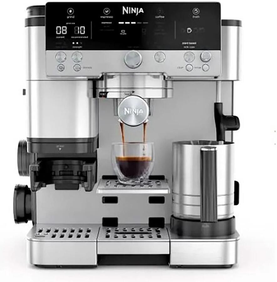 Ninja Luxe Café Premier 3-in-1 Espressomachine en Filterkoffiezetapparaat met Melkopschuimer ES601EU