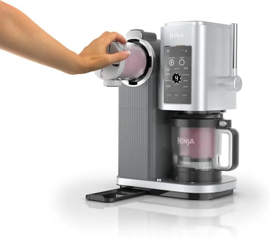 Ninja NC701EU- IJsmachine Softijs Sorbetijs 0 48 l 2 kommen Zwart Zilver 0 8 m Kunststof 255 mm - Foto 3
