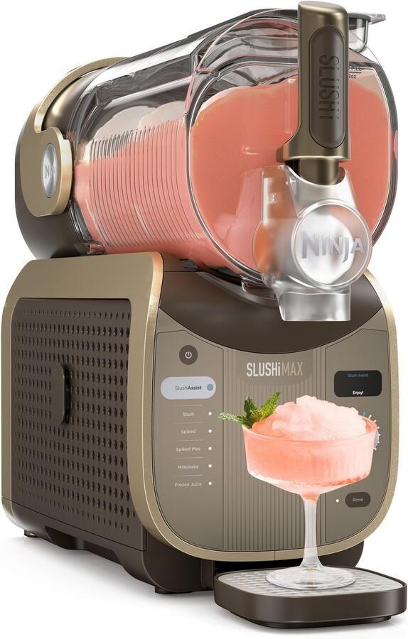 Ninja SLUSHi MAX Frozen Drinks Maker met Slush-Assist-technologie party-size inhoud van 4 l voor slush bevroren cocktails frappes en meer Mokka FS605EUBR