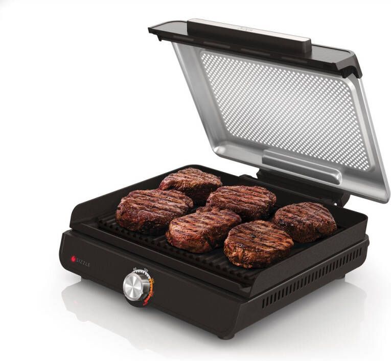 Ninja Rookvrije Griddle & Grill Contactgrill Inclusief Grill en Plancha Bakplaat Anti-Aanbaklaag met PFAS vrije Coating tot 260 °C GR101EU - Foto 2