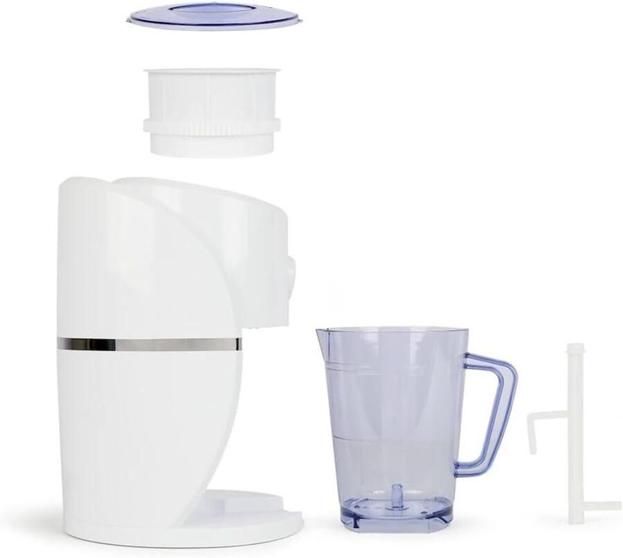 Niva Slush Puppy Maker 2-in-1 Slush Machine & IJscrusher Slush Machine & Fijngemalen IJs Wit 31cm x 22cm x 20cm - Foto 3