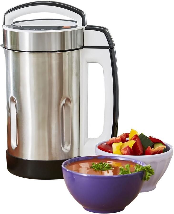 Niva Soepmaker Blender Soepmaker Blender Zilver 18cm x 21cm x 34cm