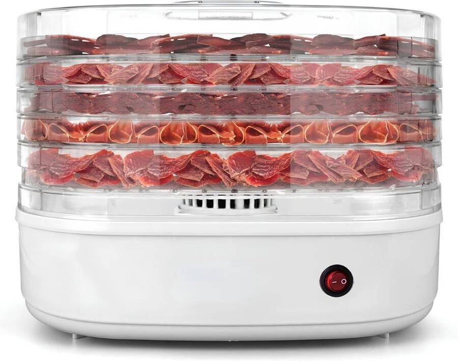 Niva Voedseldroger Voedseldroogmachine Elektrische Dehydrator Wit 23cm x 30cm x 32cm