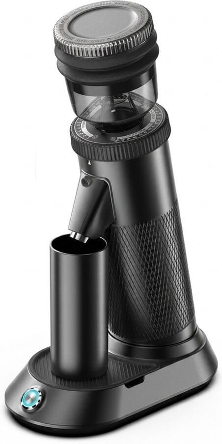 NordHaus Elektrische Koffiemolen Conische Burr Koffiemaler Compacte Bonenmaler 48mm RVS Maalschijf Instelbare Maalstand