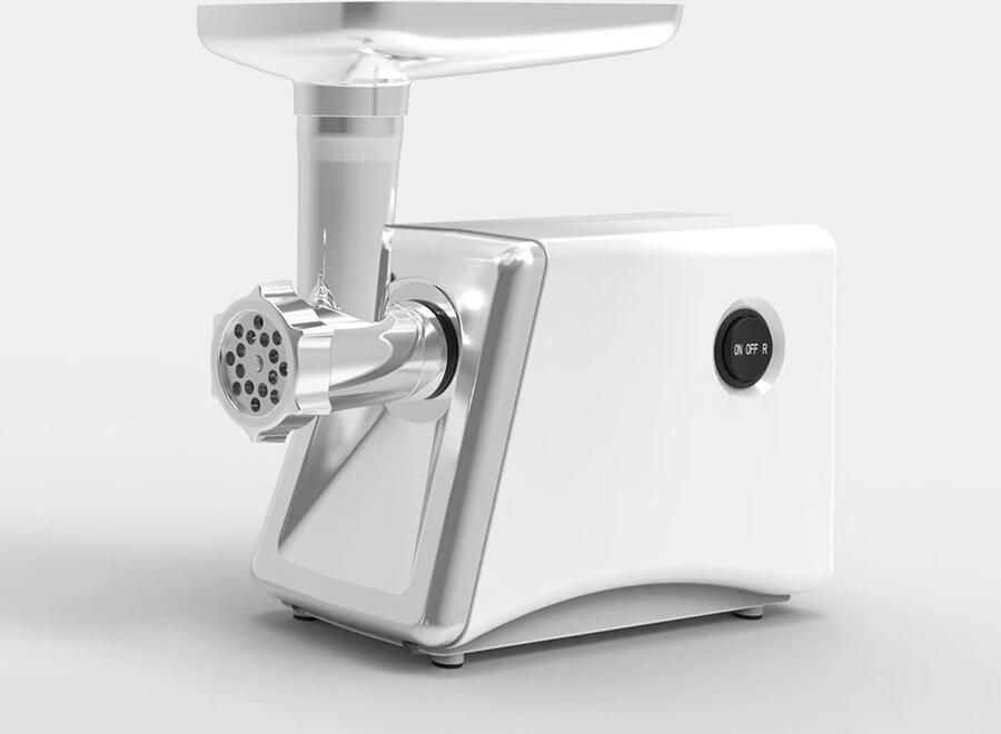 North Collective Elektrische Vleesmolen Gehaktmolen Keukenmixer Keukenmachine Foodprocessor 3 snijplaten 800W RVS