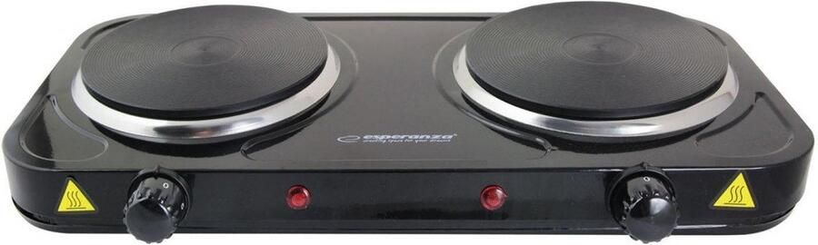 Northix Esperanza Dubbele Hete Plaat Zwart