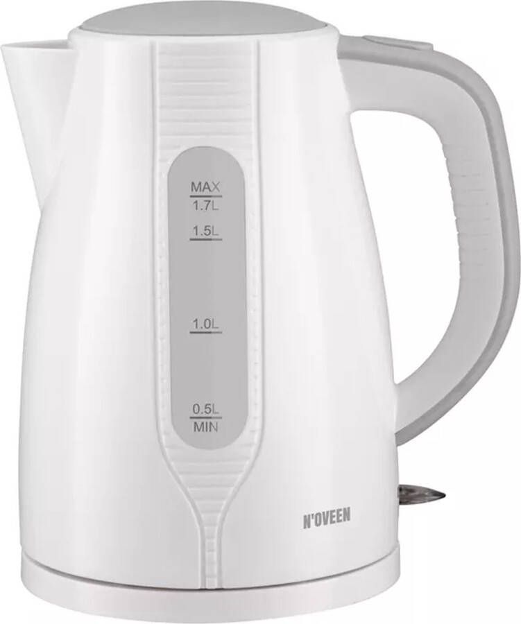 Noveen EK1301 Waterkoker 1 7L 2150W Snel Kokend 360° Draaibare Basis STRIX Schakelaar Automatische Dekselopening & Sediment Filter Grijs - Foto 1
